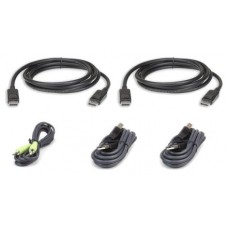 Aten 2L-7D03UDPX5 cable para video, teclado y ratón (kvm) 3 m Negro