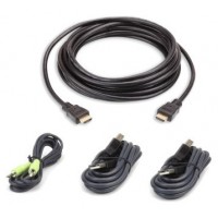 Aten 2L-7D03UHX4 cable para video, teclado y ratón (kvm) 3 m Negro