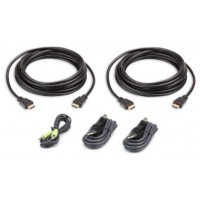 Aten 2L-7D03UHX5 cable para video, teclado y ratón (kvm) 3 m Negro