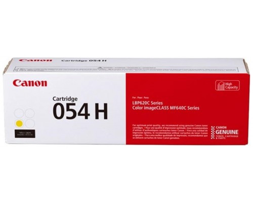 Toner canon 054h amarillo 2300 pag