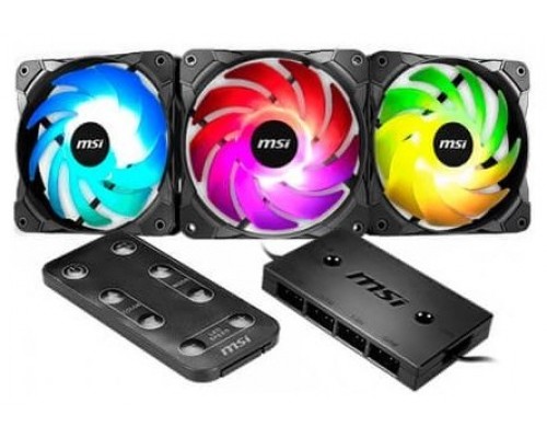 VENTILADOR 120X120 MSI RAINBOW FAN PACK