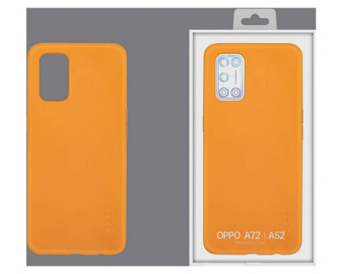 OPPO LIQUID SILICON CASE A52/A72 NARANJA