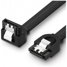 Cable Datos SATA 3 UGREEN Recto / Acodado 0.5m Negro