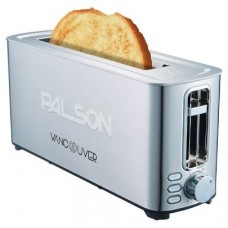 TOSTADORA INOX PALSON VANCOUVER 30965 AMPLIA RANURA PARA UNA REBANADA 1050W