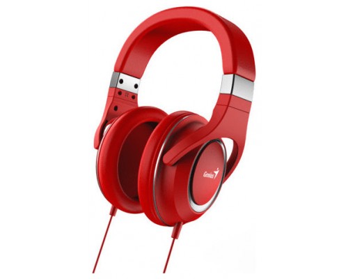 AURICULARES GENIUS HS 610 ROJO MICROFONO ALAMBRICO