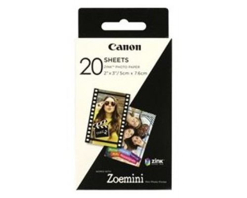 Papel fotografico canon zp - 2030 20 hojas