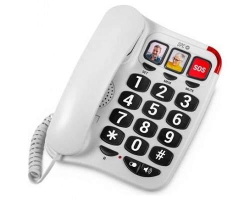 TELEFONO SPC CONFORT NUMB 2 WH