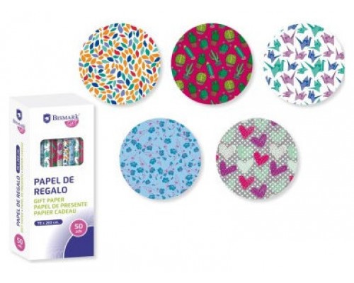 Pack de 50. Bismark 329854 papel de regalo [min50]