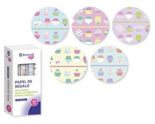 Pack de 50. Bismark 329857 papel de regalo [min50]