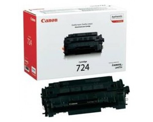 Toner canon 724 negro 6000 paginas