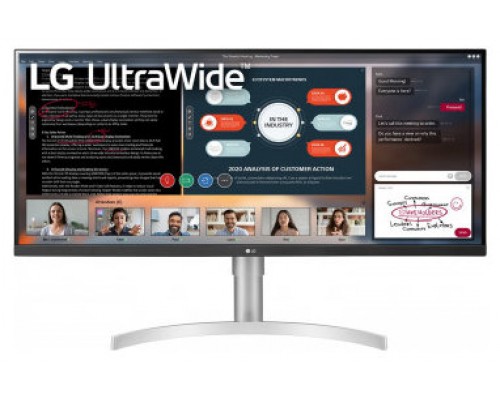 LG 34WN650-W LED display 86,4 cm (34") 2560 x 1080 Pixeles UltraWide Full HD Blanco