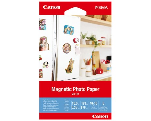 Papel canon foto magnetico mg - 101 3634c002