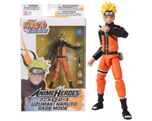 Figura bandai anime heroes naruto uzumaki