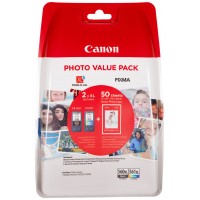 Multipack canon pg - 506xl negro - cl - 561xl multicolor + 50 hojas papel fotografico