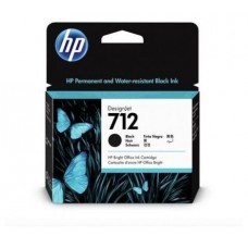 HP Cartucho de Tinta DesignJet 712 negro de 80 ml