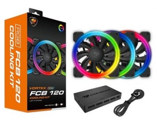 Cougar Kit Refrigeración Vortex FCB 120 RGB