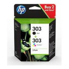 HP Paquete de 2 cartuchos de tinta Original 303 negro/tricolor