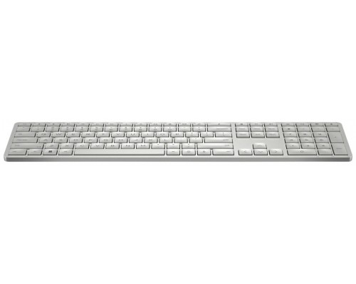 TECLADO HP 970 PROGRAMABLE PLATEADO INALAMBRICO RETROILUMINADO