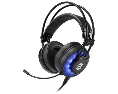 AURICULARES GAMING SHARKOON SKILLER SGH2 NEGRO MICROFONO ALAMBRICO LED