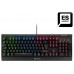 TECLADO GAMING SHARKOON SGK3 MECANICO RGB USB BROWN SWITCH