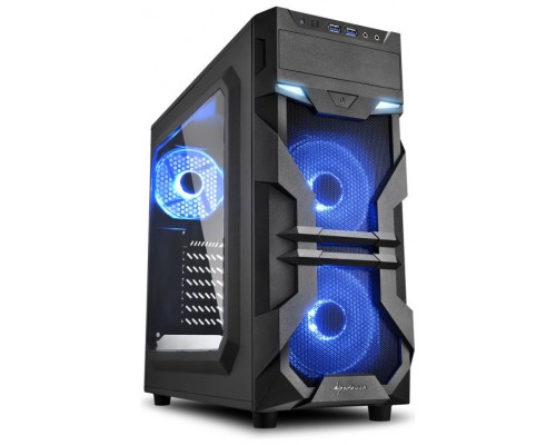 CAJA SHARKOON VG7-W ATX 2XUSB3.0 2XUSB2.0 SIN FUENTE AZUL