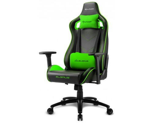 SILLA GAMING SHARKOON ELBRUS 2 NEGRO VERDE 160G