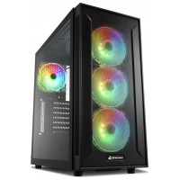 CAJA SHARKOON TG6M ATX 2XUSB3.0 2XUSB2.0 SIN FUENTE RGB