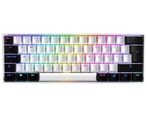 TECLADO GAMING SHARKOON SKILLER SGK50 S4 KAILH RED BLANCO PT