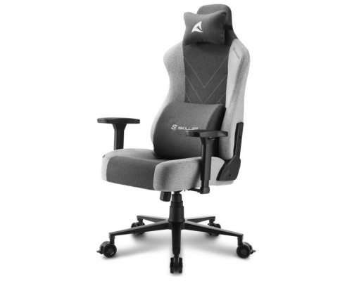 SILLA GAMING SHARKOON SKILLER SGS30 FABRIC GRIS 165º