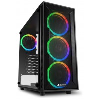 CAJA SHARKOON TG4M ATX 2XUSB3.0 RGB SIN FUENTE