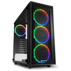 CAJA SHARKOON TG4M ATX 2XUSB3.0 RGB SIN FUENTE