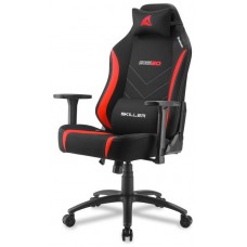 SILLA GAMING SHARKOON SGS20 FABRIC NEGRO/ROJO