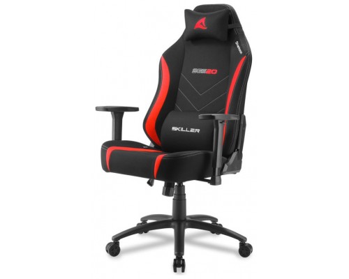 SILLA GAMING SHARKOON SGS20 FABRIC NEGRO/ROJO