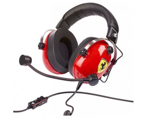 Thrustmaster New! T.Racing Scuderia Ferrari Edition Auriculares Diadema Conector de 3,5 mm Negro, Rojo