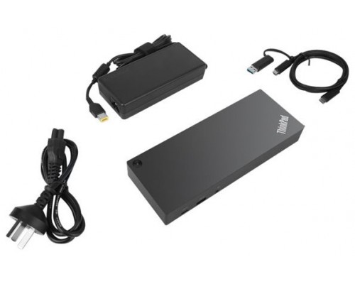 DOCKING LENOVO THINKPAD PRO DOCKING STATION USB-C, 135W USB 3.1(allways on) 2ptos DISPLAY PORT, 2ptos HDMI, RJ45, AUDIO