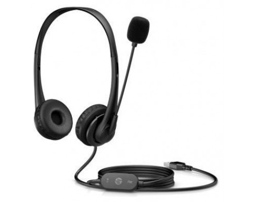 AURICULARES HP WIRED USB-A STEREO HEADSET EURO