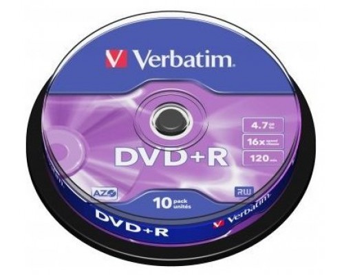 VERBATIM-DVD+R 4.7GB 10U