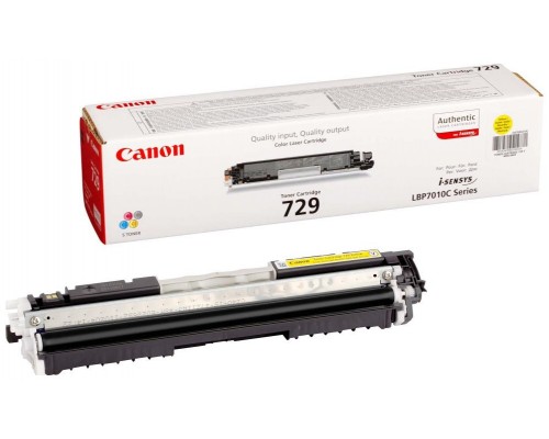 Toner canon 729 amarillo 1000 paginas