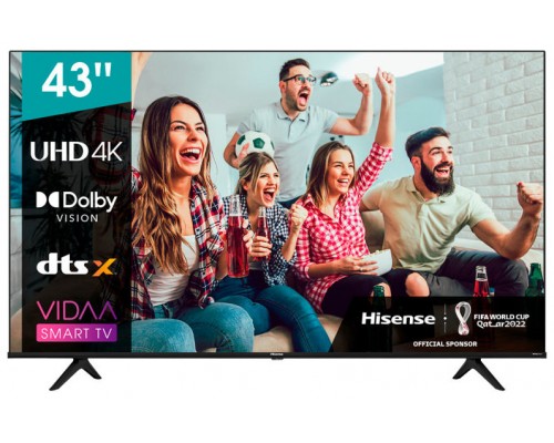 Tv hisense 43pulgadas led 4k uhd