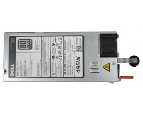 Dell Fuente de Alimentacion Single Hot-plug Power Supply (1+0) 495WCusKit.Promocion valida hasta el 3 de noviembre o fin de stock.