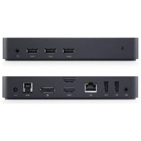 Dell Replicador de Puertos USB 3.0 Ultra HD Triple Video Docking Station D3100 EUR (Compatible con 4k)