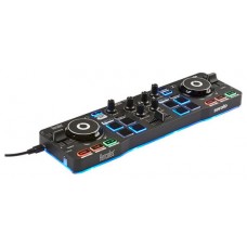 Hercules Starlight Mesa de mezclas con opción de realizar scratch conectando un CDJ 2 canales Negro