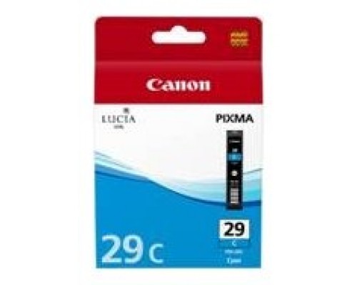 Cartucho tinta canon pgi - 29c cian pixma