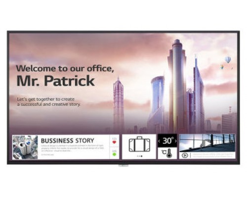 LG 49UH5F-H pantalla de señalización Pantalla plana para señalización digital 124,5 cm (49") IPS 4K Ultra HD Negro Procesador incorporado Web OS