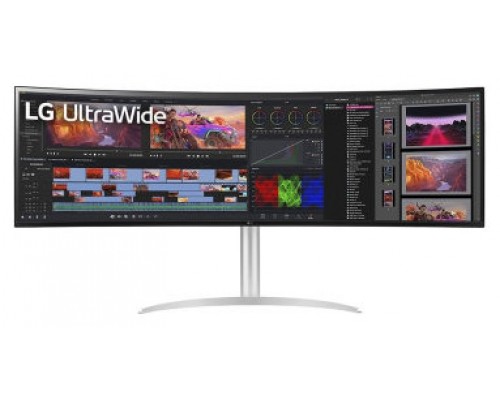 LG 49WQ95C-W LED display 124,5 cm (49") 5120 x 1440 Pixeles UltraWide Dual Quad HD Plata