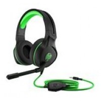 HEADSET HP PAVILION 400 GAMING CONEXION JACK 3.5MM MICROCOFONO ORIENTABLE COLOR NEGRO Y VERDE