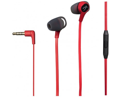 HP HyperX Cloud Auriculares Alámbrico Dentro de oído Juego Negro, Rojo