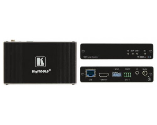 KRAMER / RECEPTOR HD BASE T - ALTO RENDIMIENTO/ 4K / HDMI / TP-583RXR / NEGRO