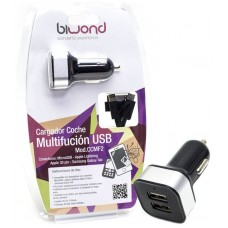 Cargador Coche Doble Multifunción 3.1A Biwond