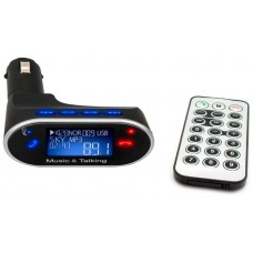 Reproductor MP3 USB/MicroSD + Transmisor FM Coche